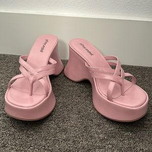 Jeffrey cambell year 3000 sandal wedges 8.5